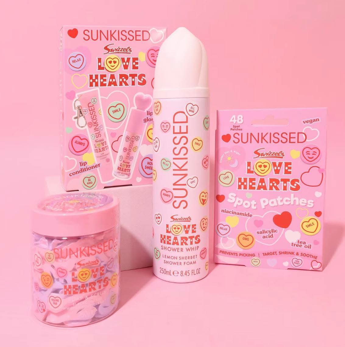 Sunkissed x Love Hearts Self Care Gift Set Bundle