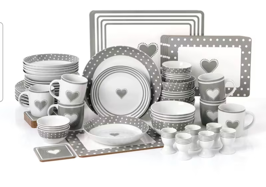 56 peice dinner set