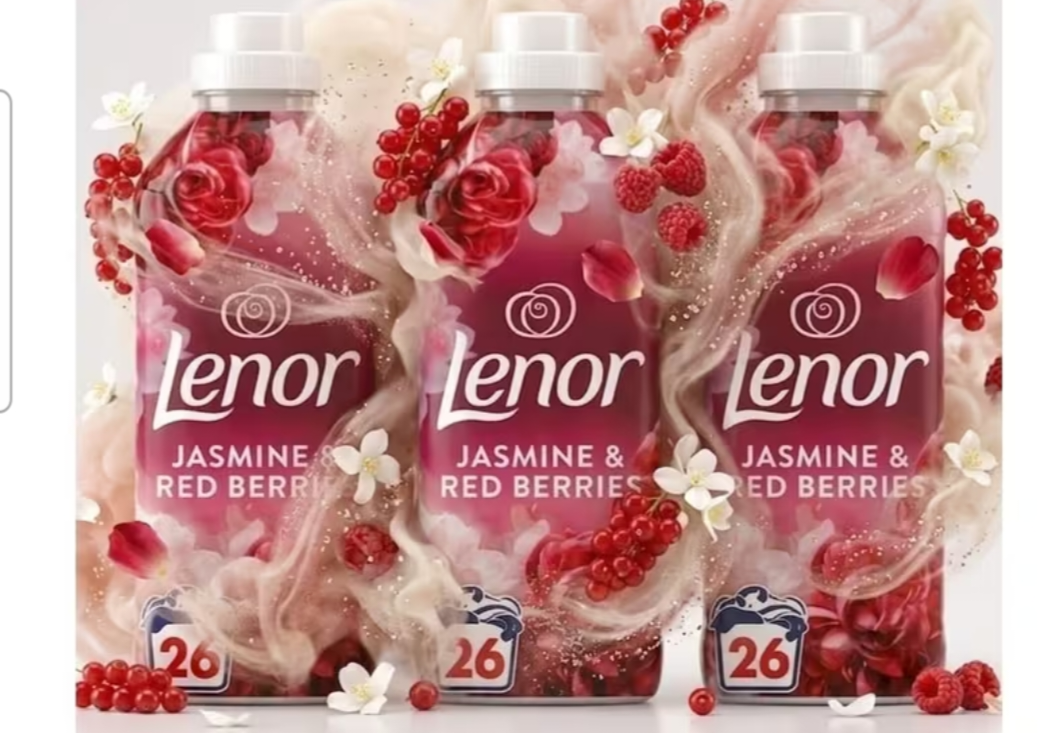3x lenor bottles