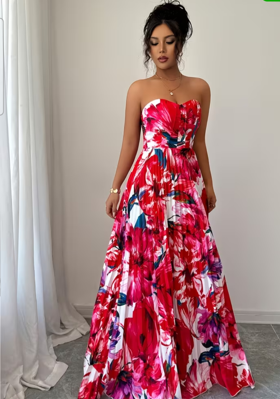 Womens strapless dress