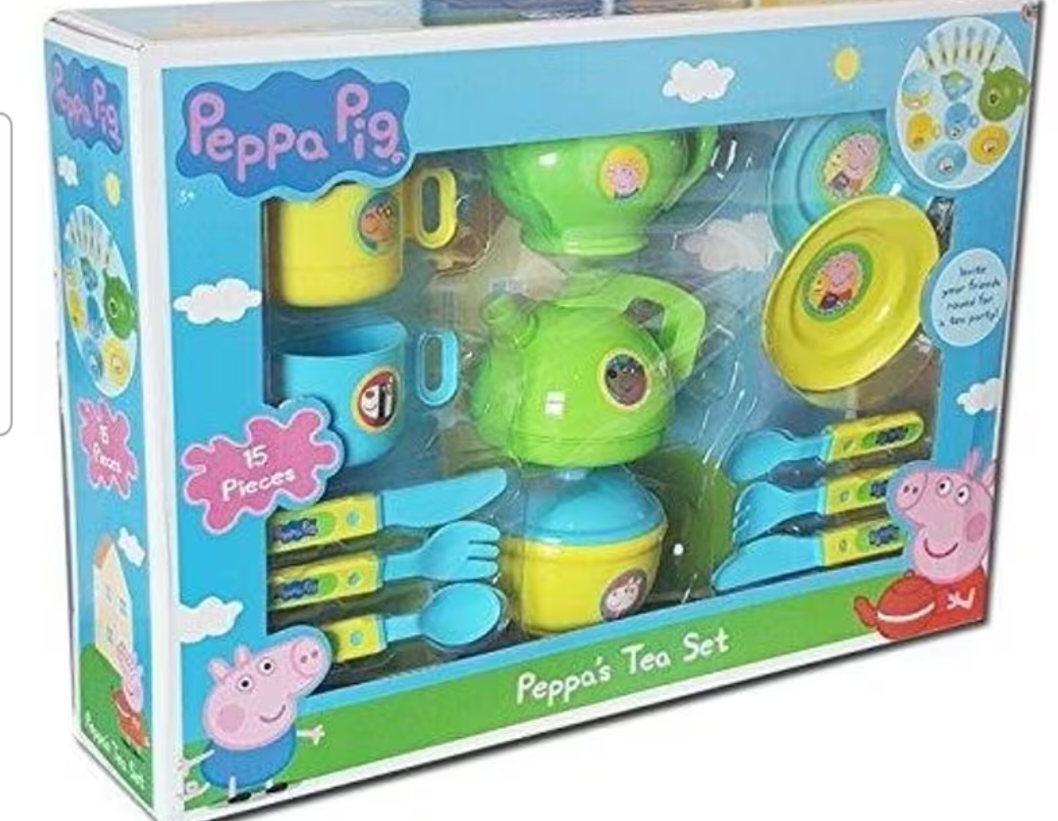 Peppa pig tea set
