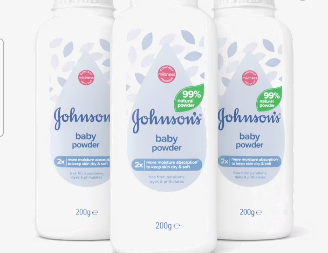 X3 Johnson baby powder