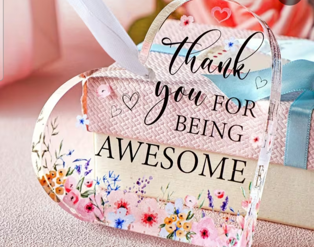 Heart shaped plaque