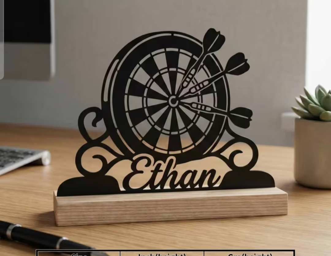 Personalised wooden ornaments