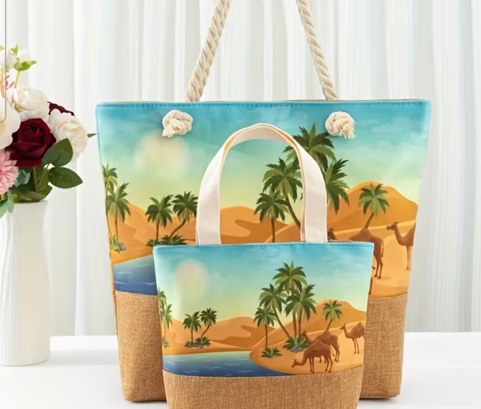 2pc beach bag set