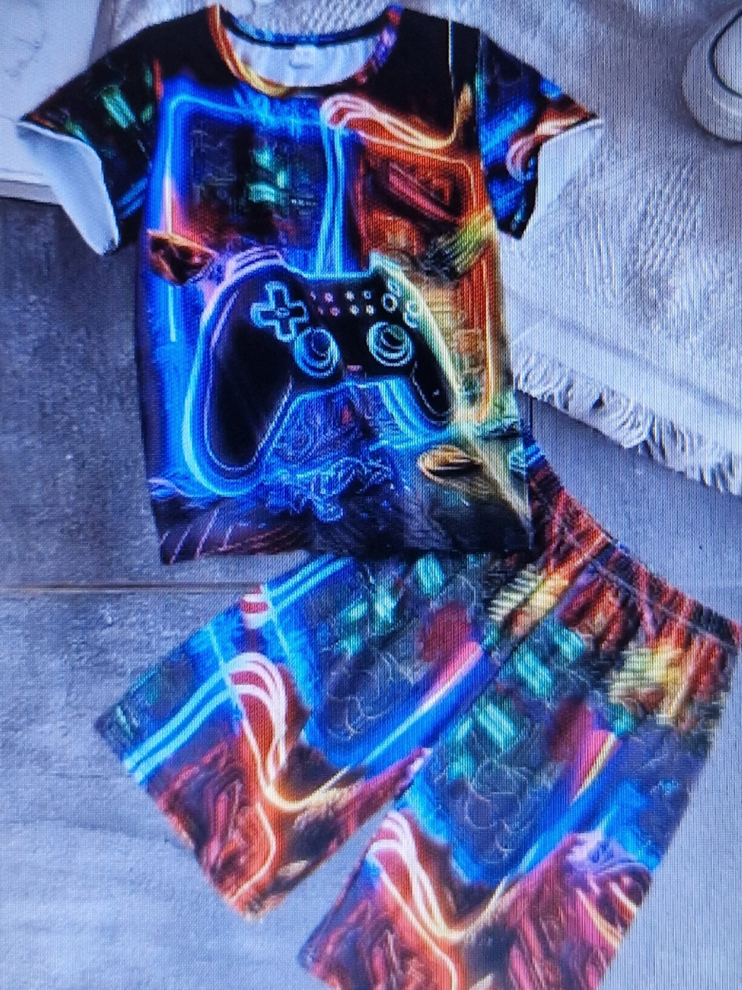 Boys summer game pjs
