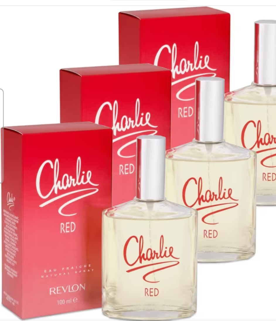 Pack of 3 Charlie red petfume