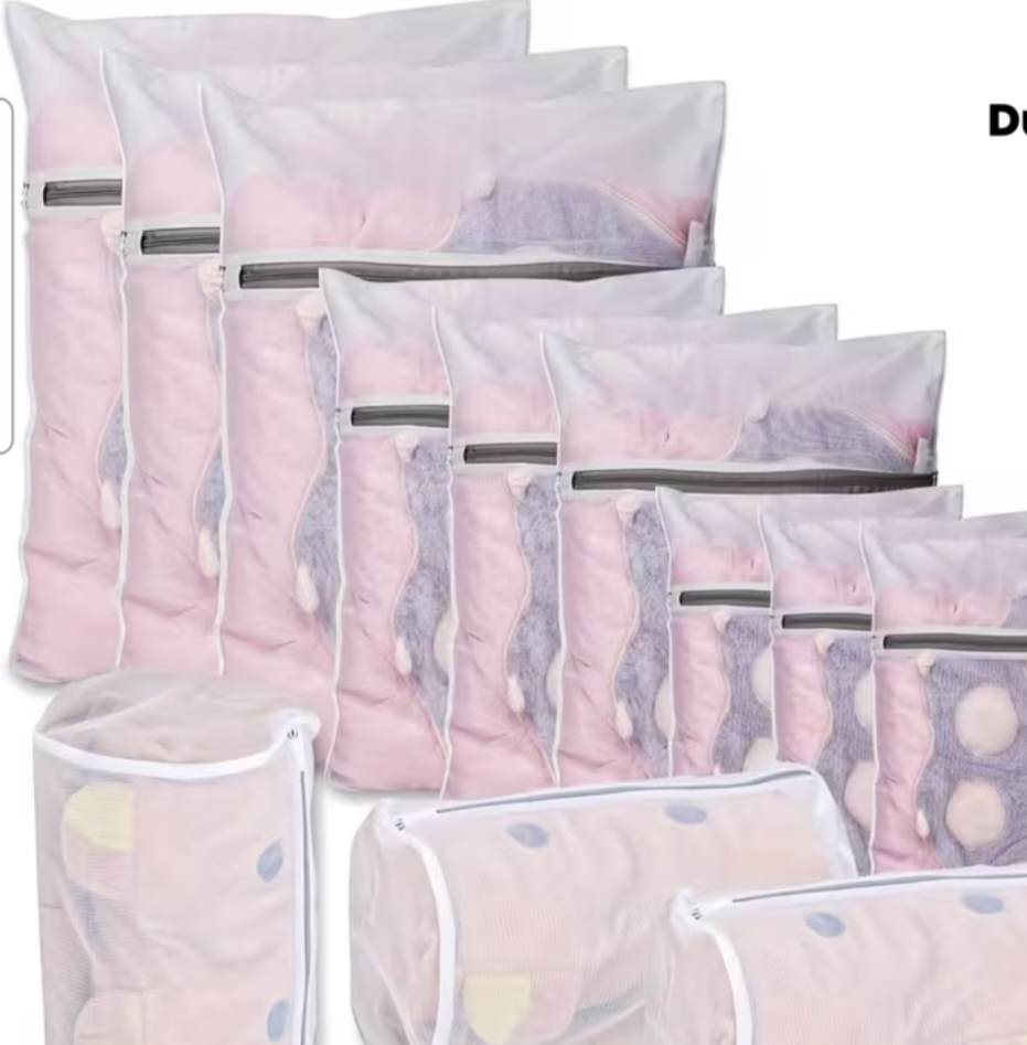 12 pc washing machine bag set
