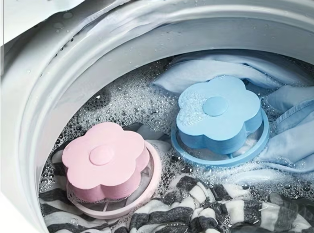 Washing machine hair remover