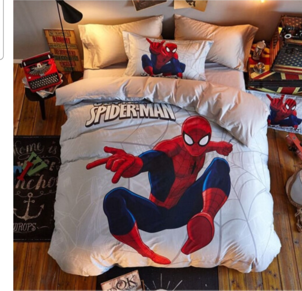 Spiderman bedding set