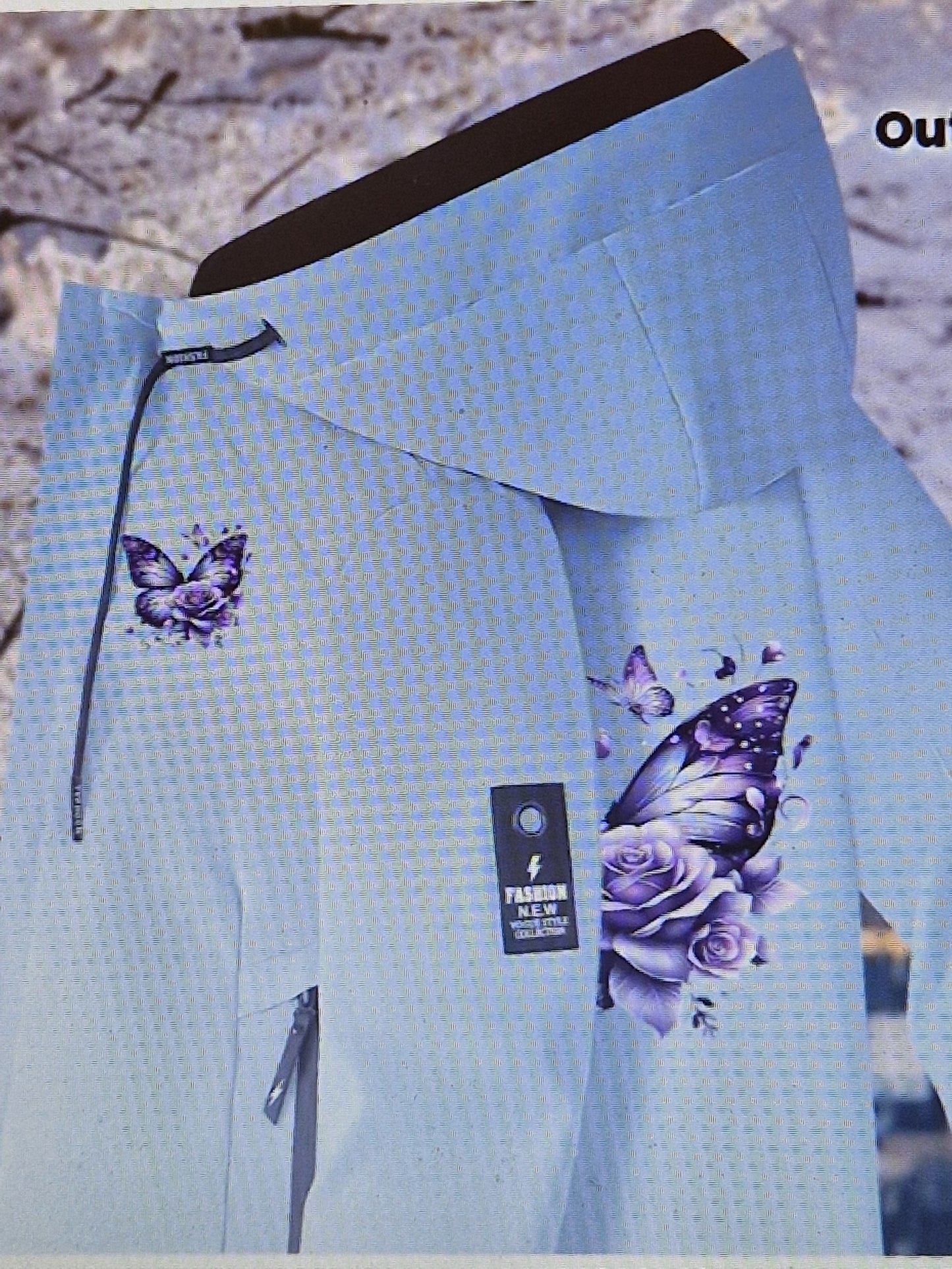 Women's butterfly coat