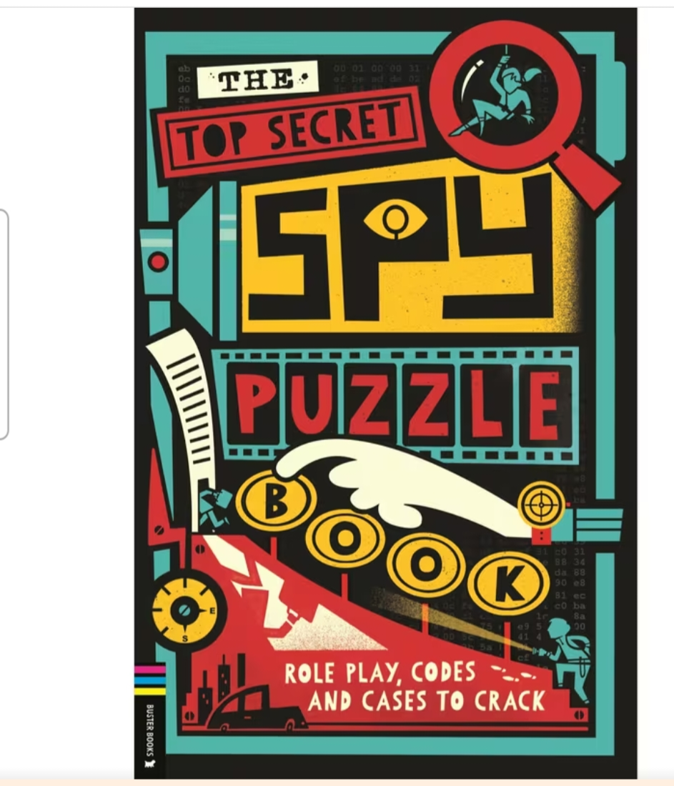 Spy puzzle book