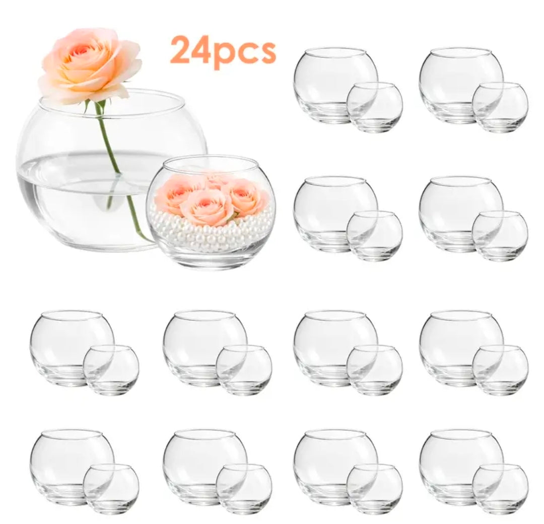 Glass Bubble Vases