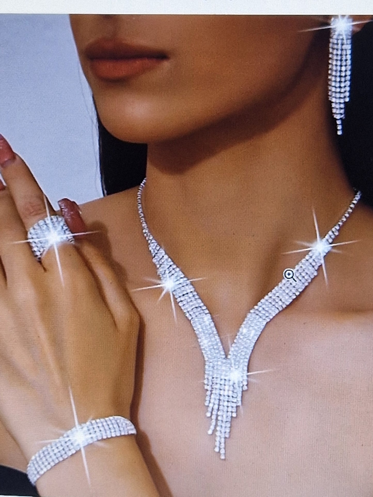 Rhinestone birthstone suite