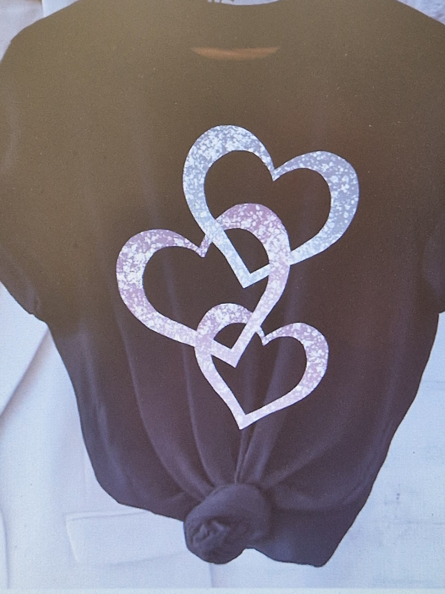 Women's heart shaped t shirt
