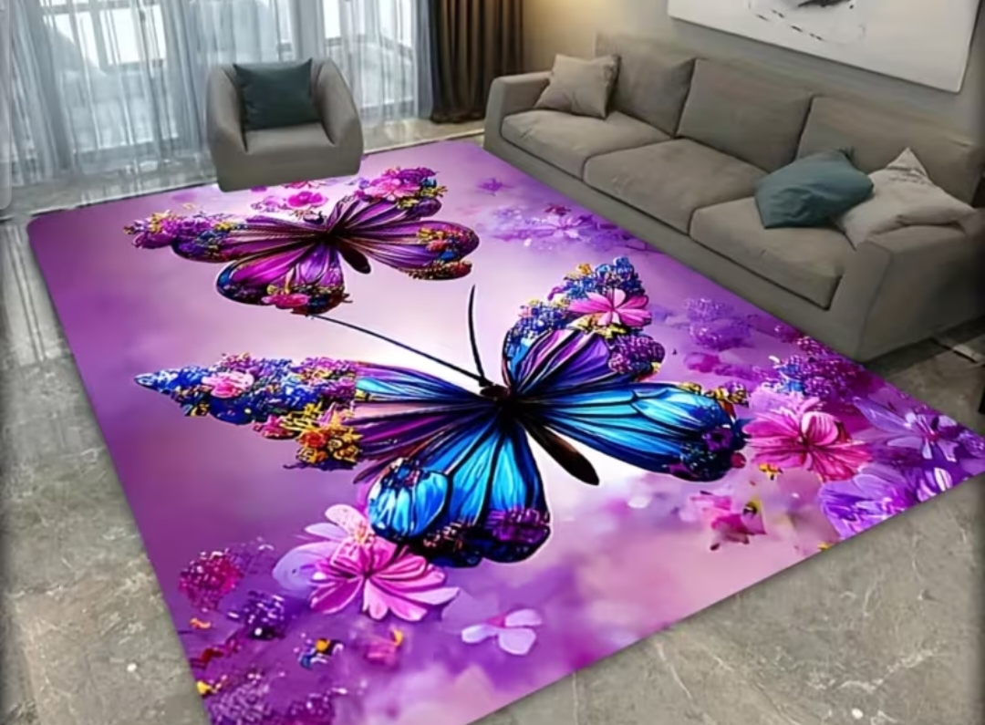 Flannel floor mat