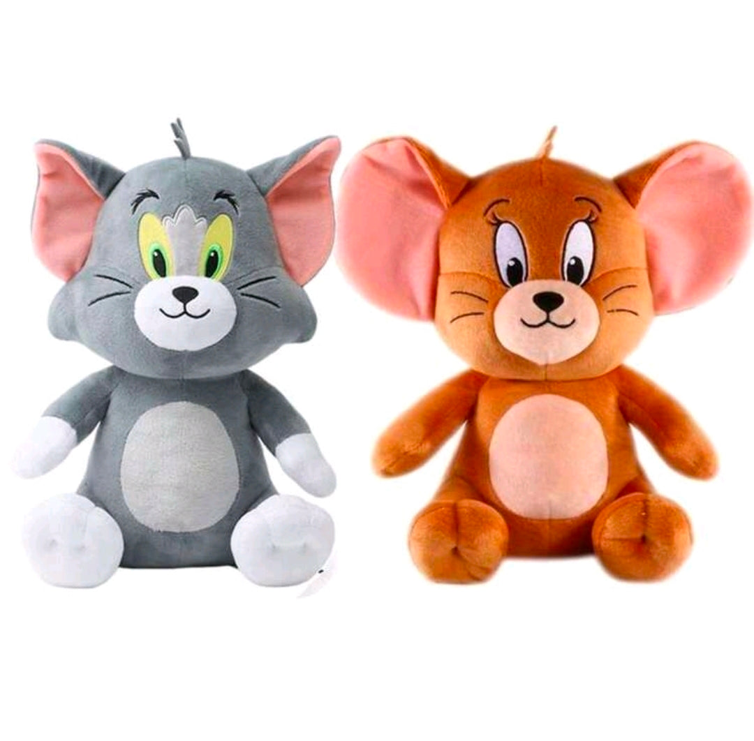 2pc Tom & Jerry plush 19cm