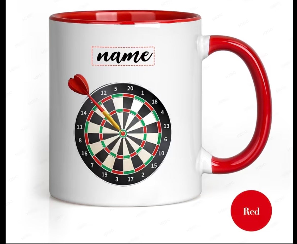 Personiled Darts Mug