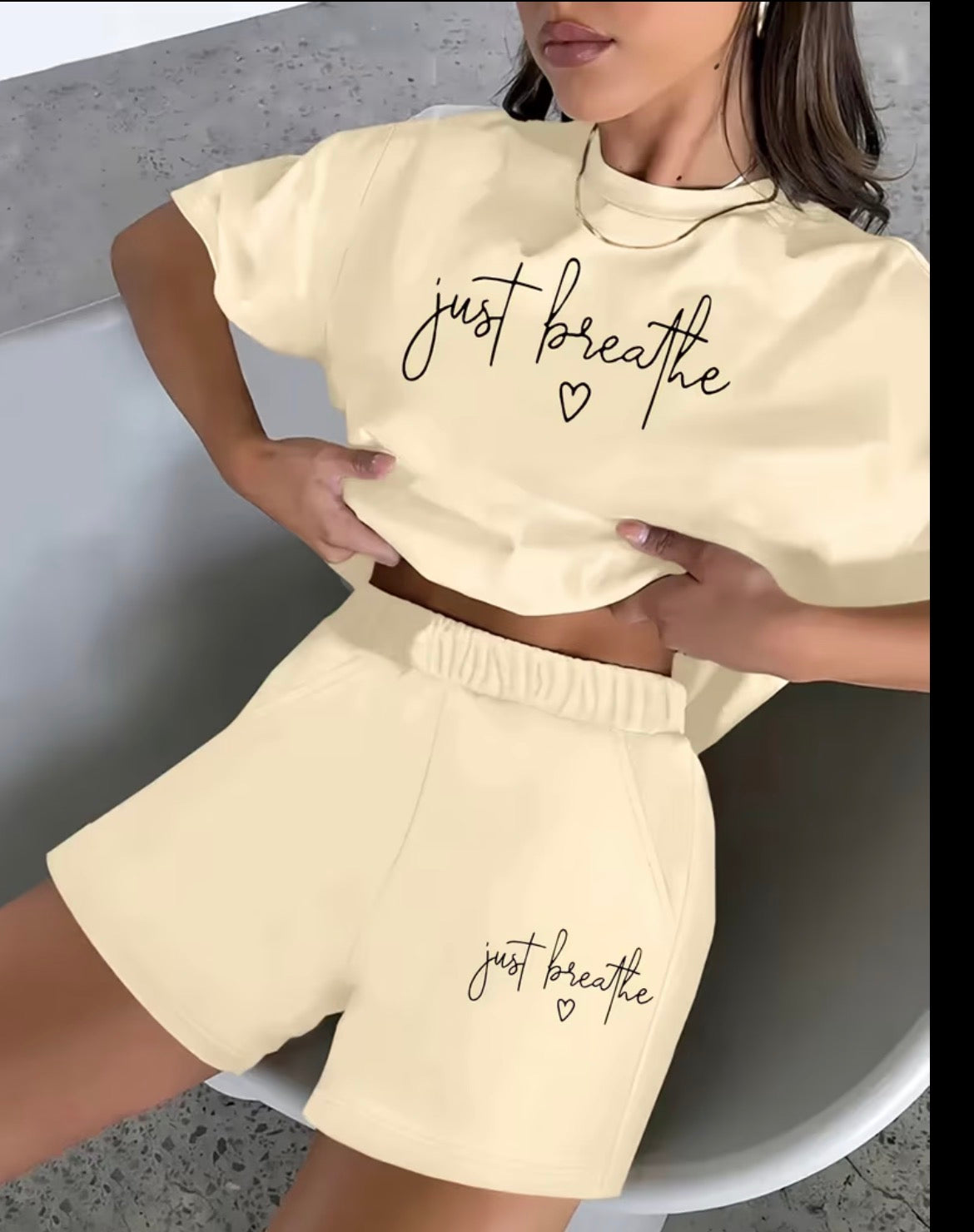 Women T-shirt & Shorts Set