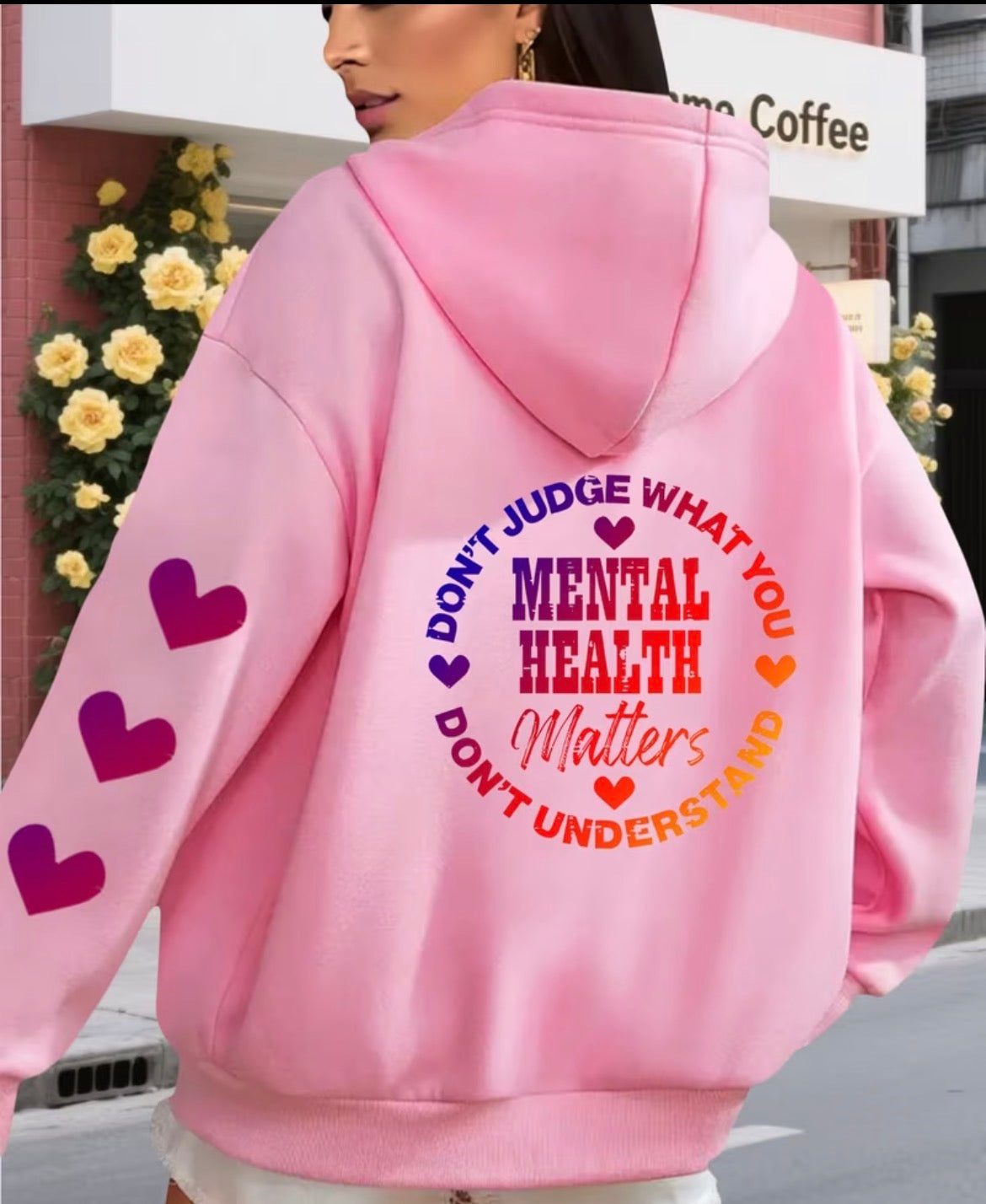 Mental Health Matters Womens Hoodie