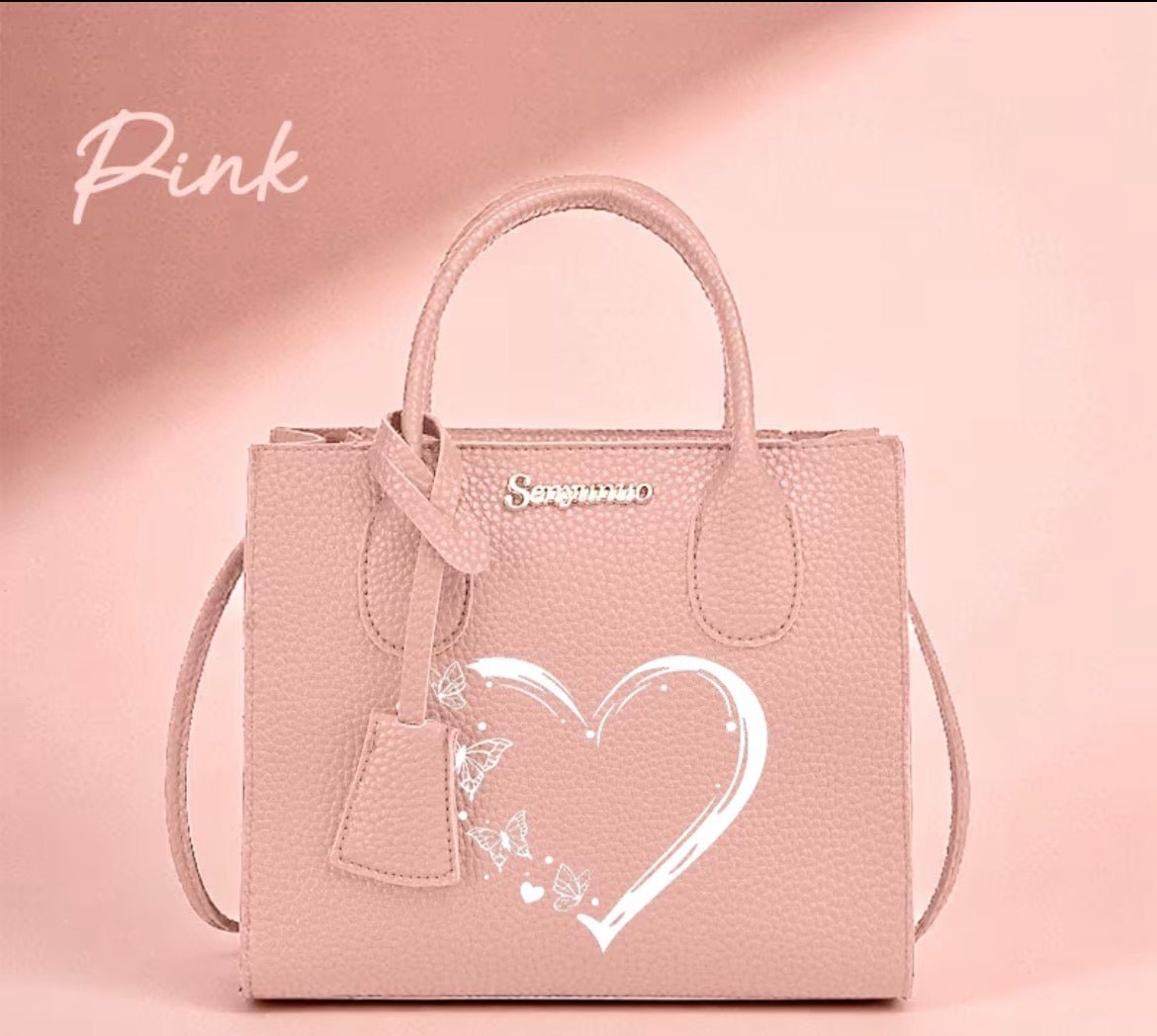 Butterfly Love Heart HandBag