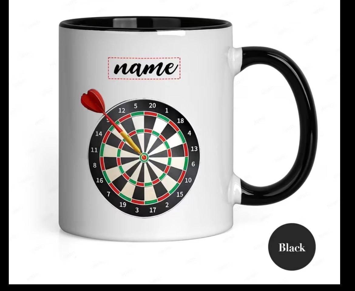 Personiled Darts Mug