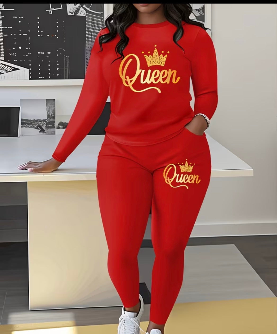 Plus Size Queen Tracksuit