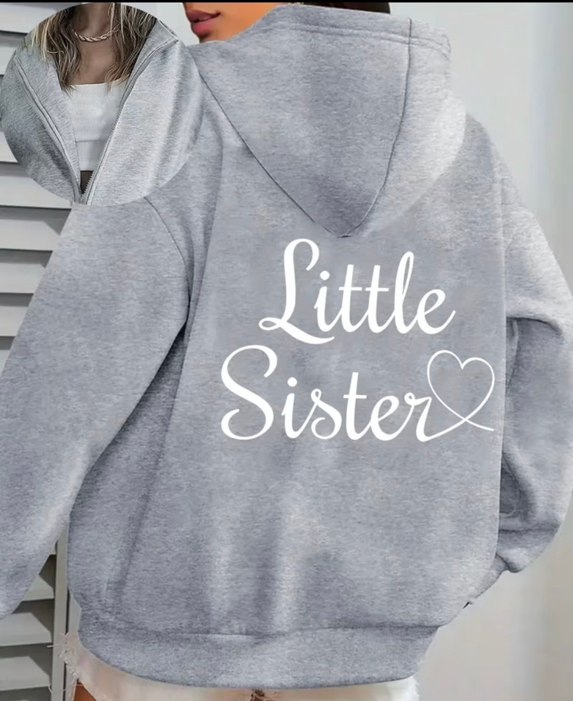 Little Sister Women Hoodie