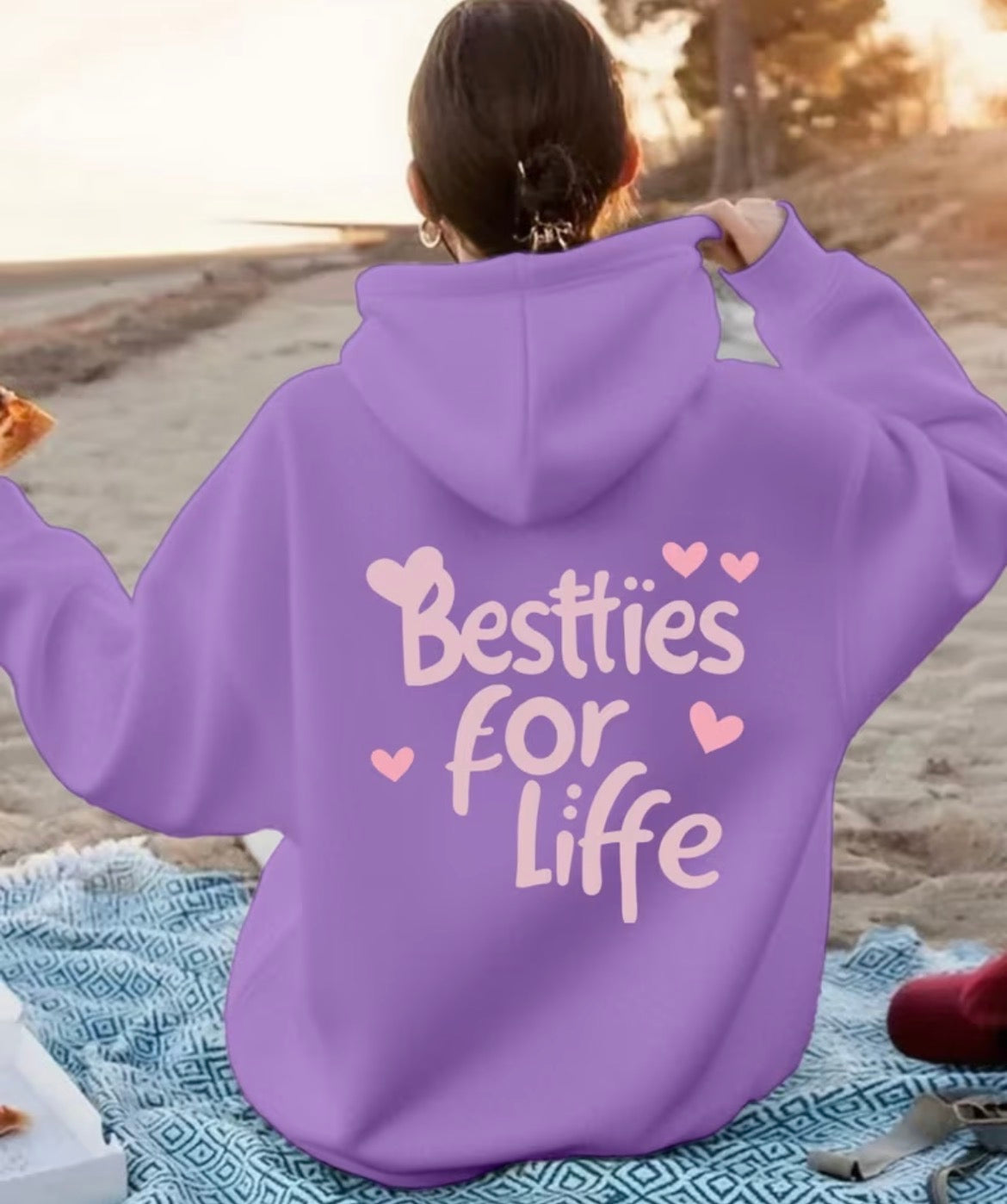 Womens Bestie Life Hoodie
