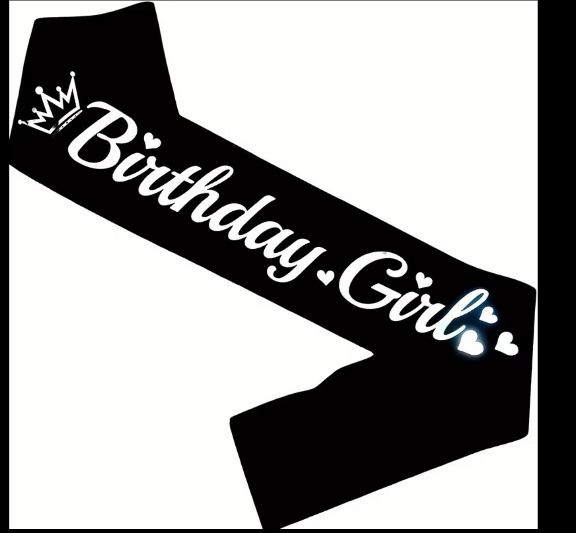 Birthday Girl lol Sash
