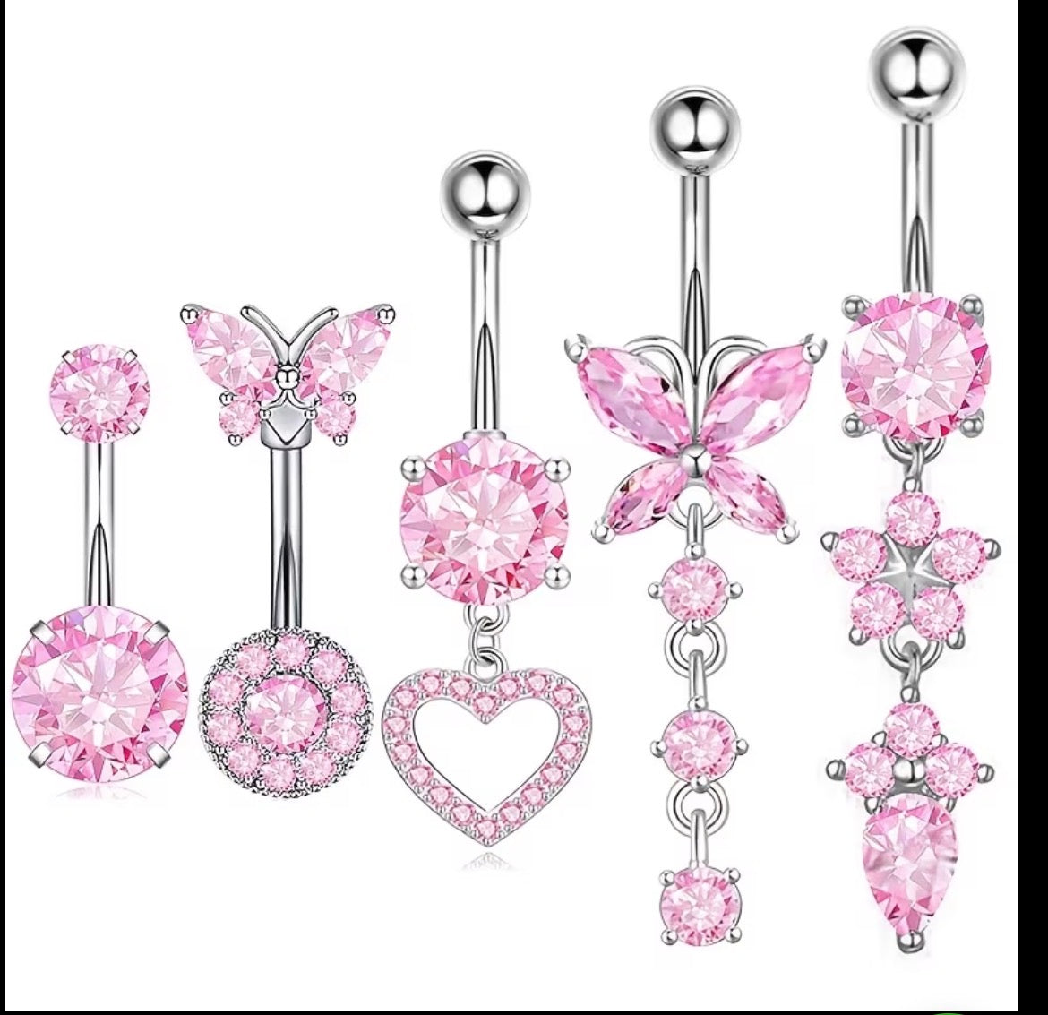 5PC Belly Bars