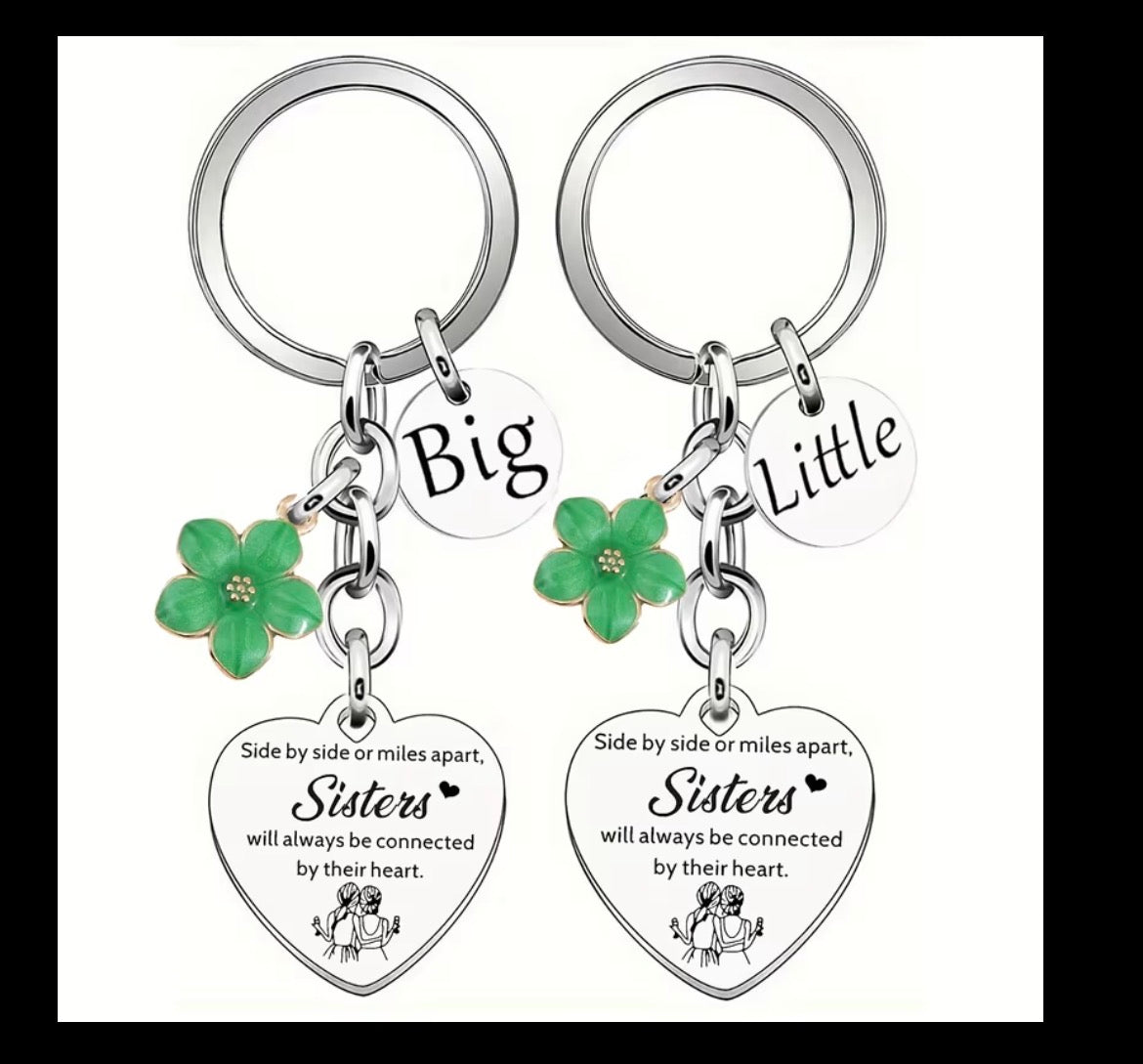 2PC Big Sister & Little Sister KeyRing