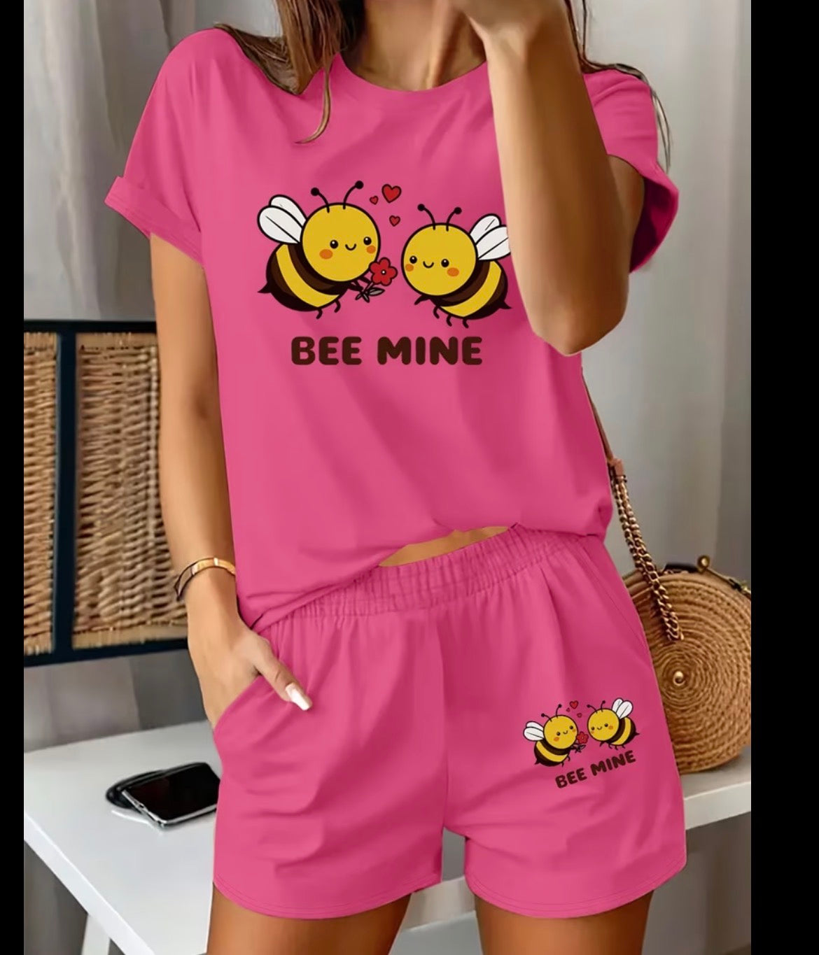 Bee Mine T-shirt & Shorts Set