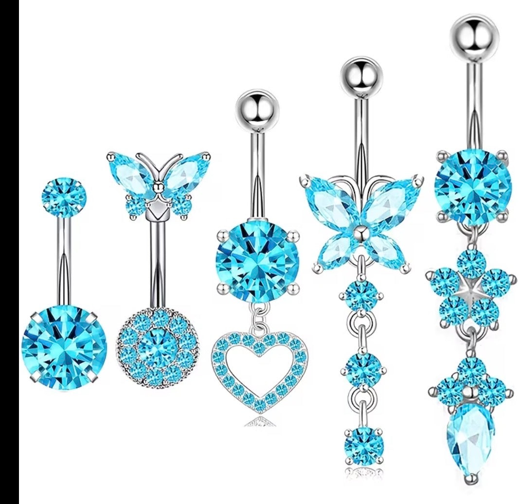 5PC Belly Bars