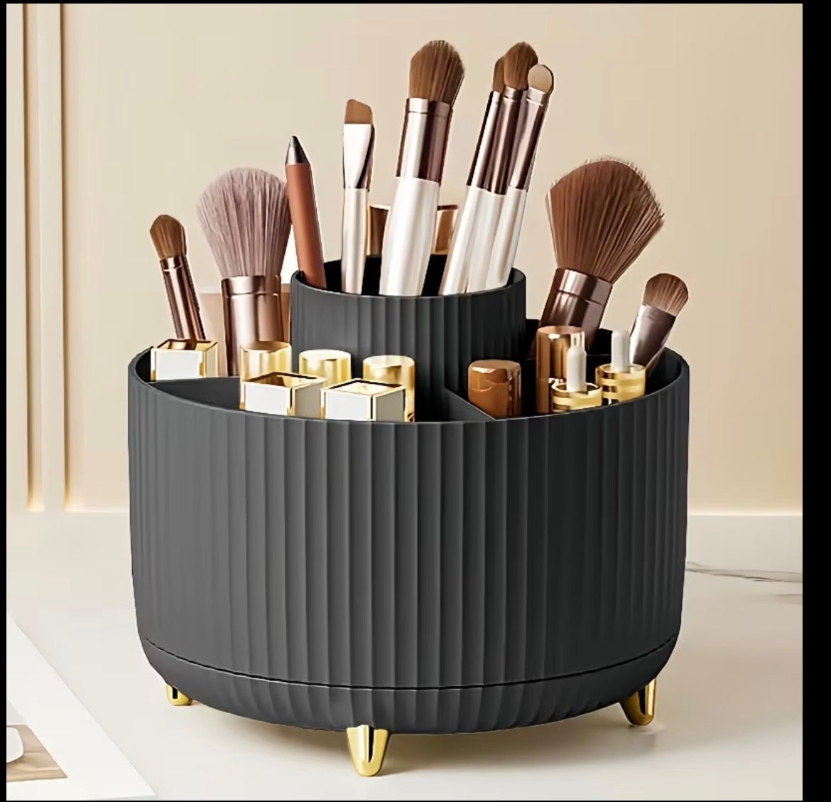 360 Rotating Make Up Brushes Holder