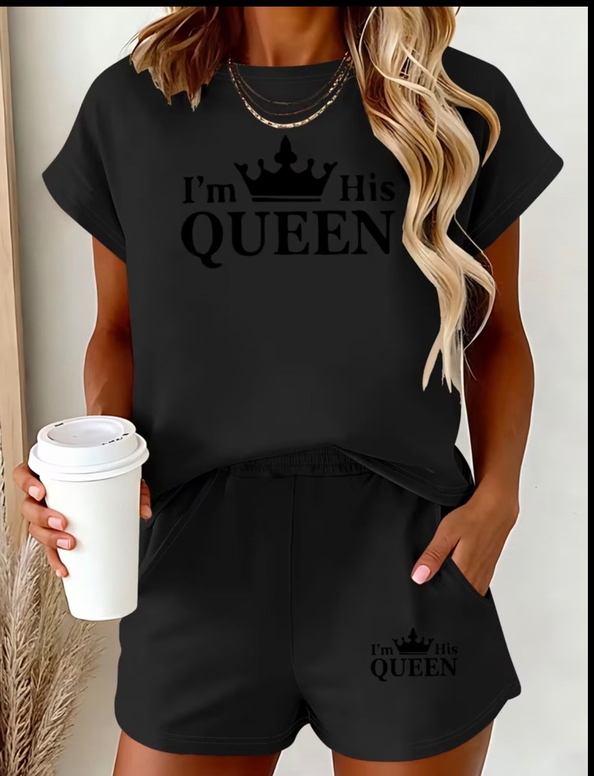 Women T-shirt & Shorts Set