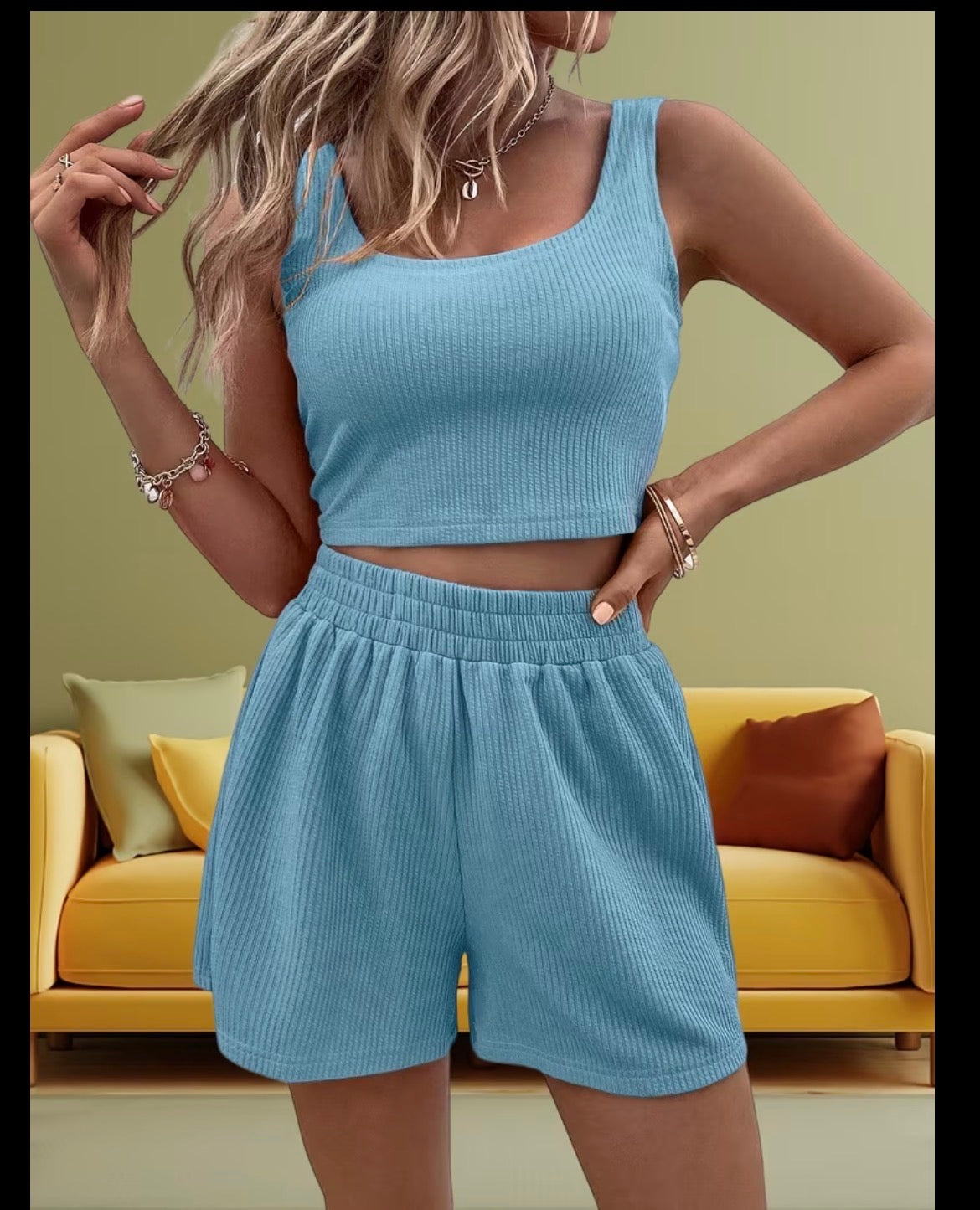 Women’s Top & Shorts Set