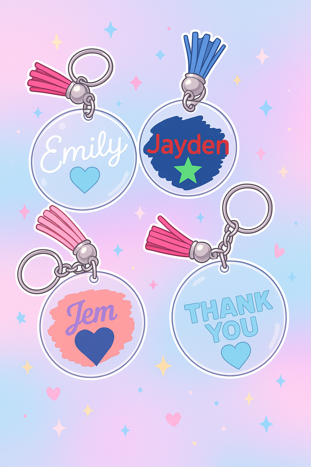 Homemade Keyrings