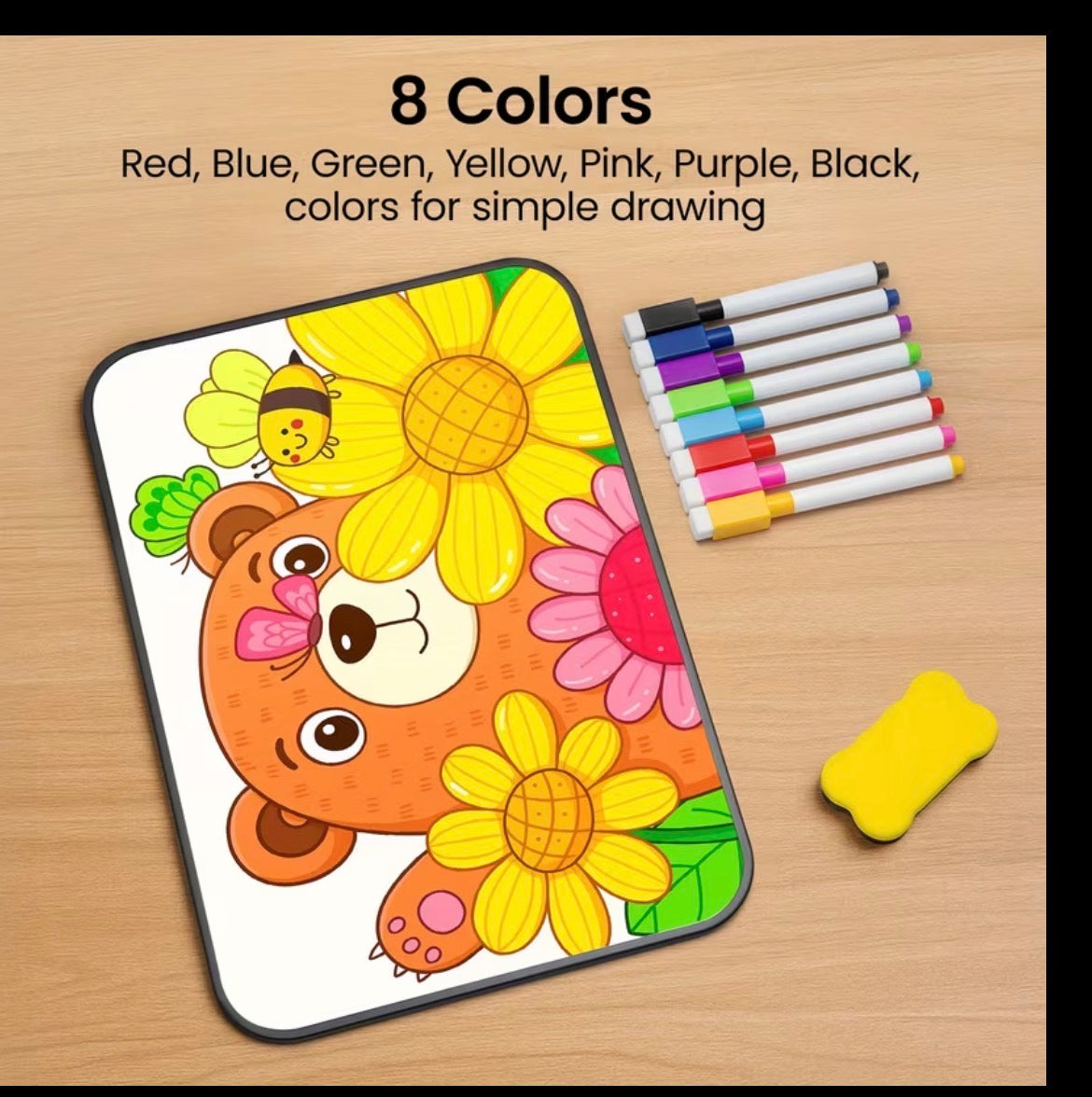 Whiteboard With 8 Colours