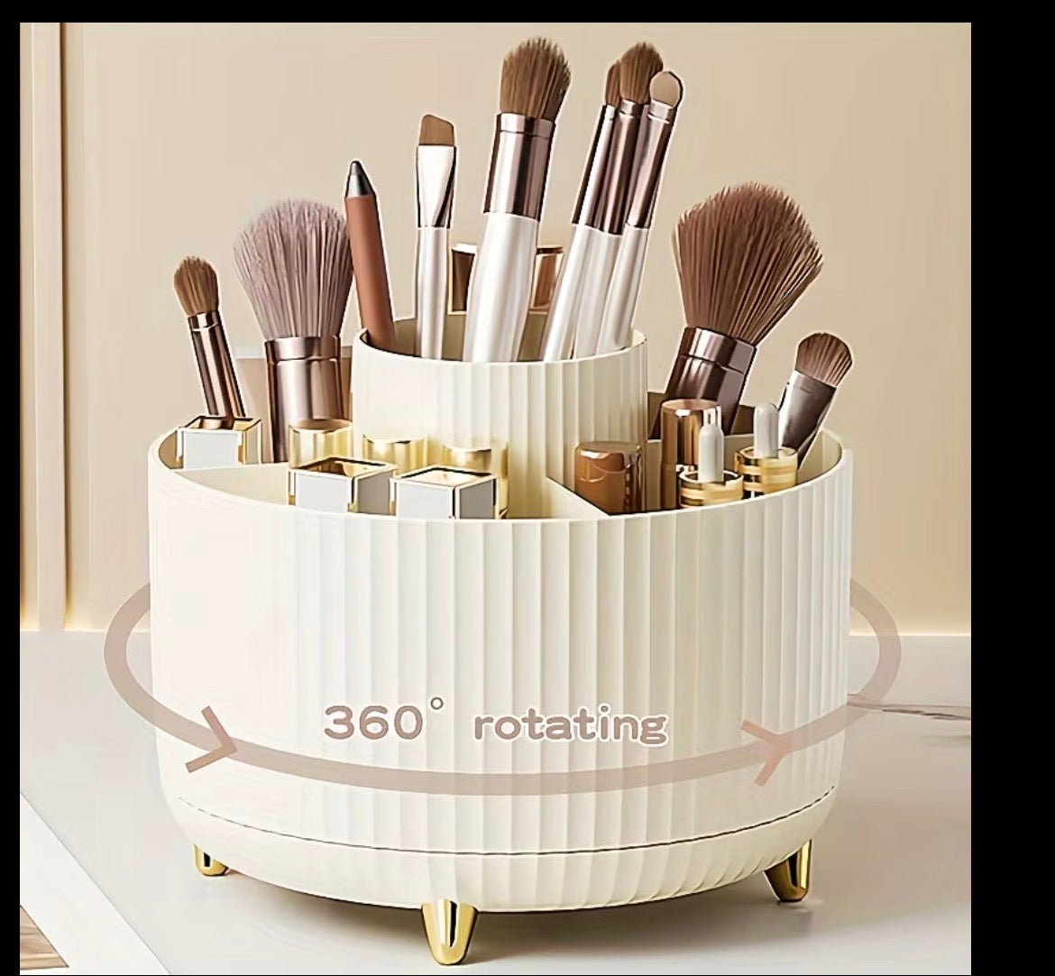 360 Rotating Make Up Brushes Holder
