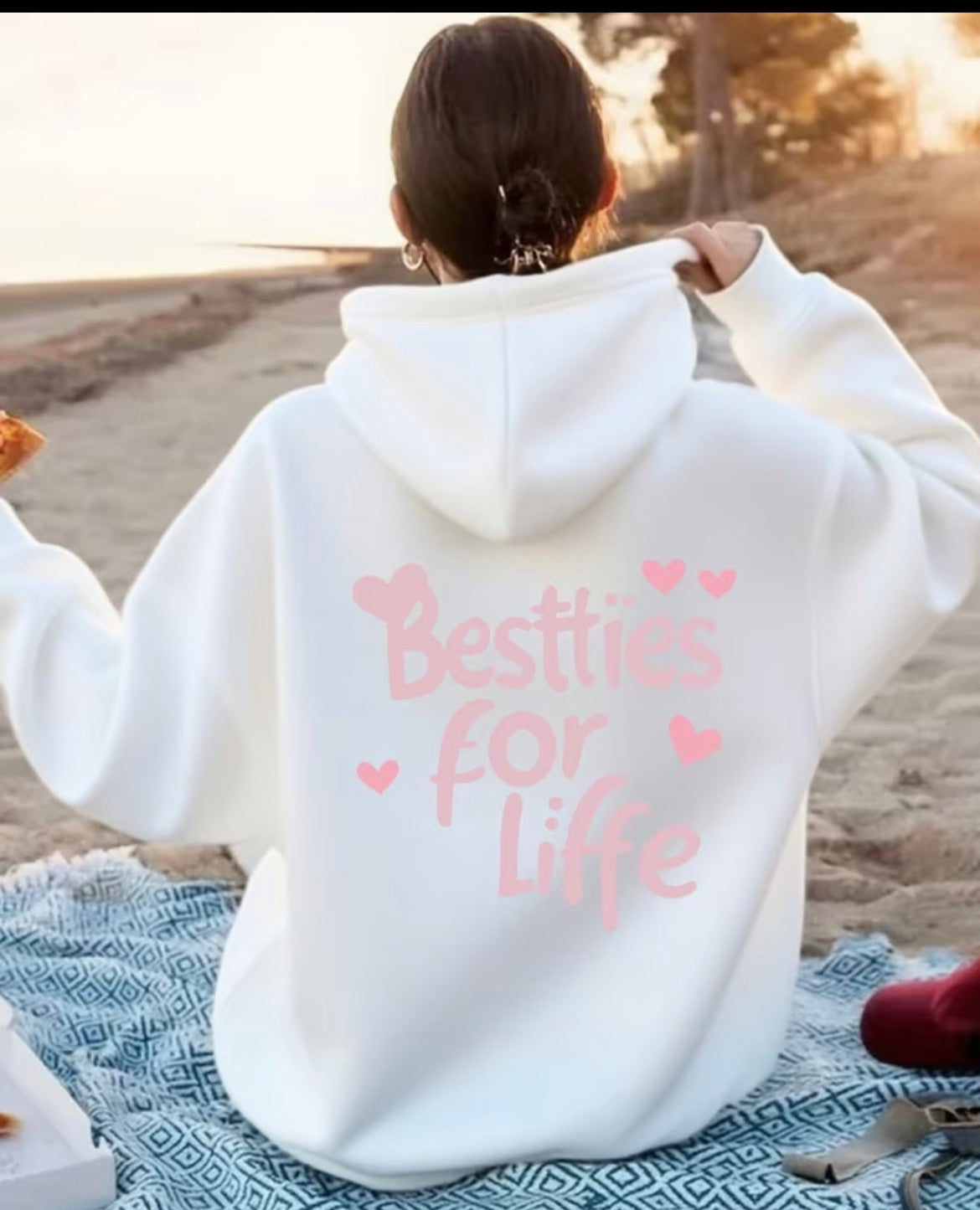 Womens Bestie Life Hoodie