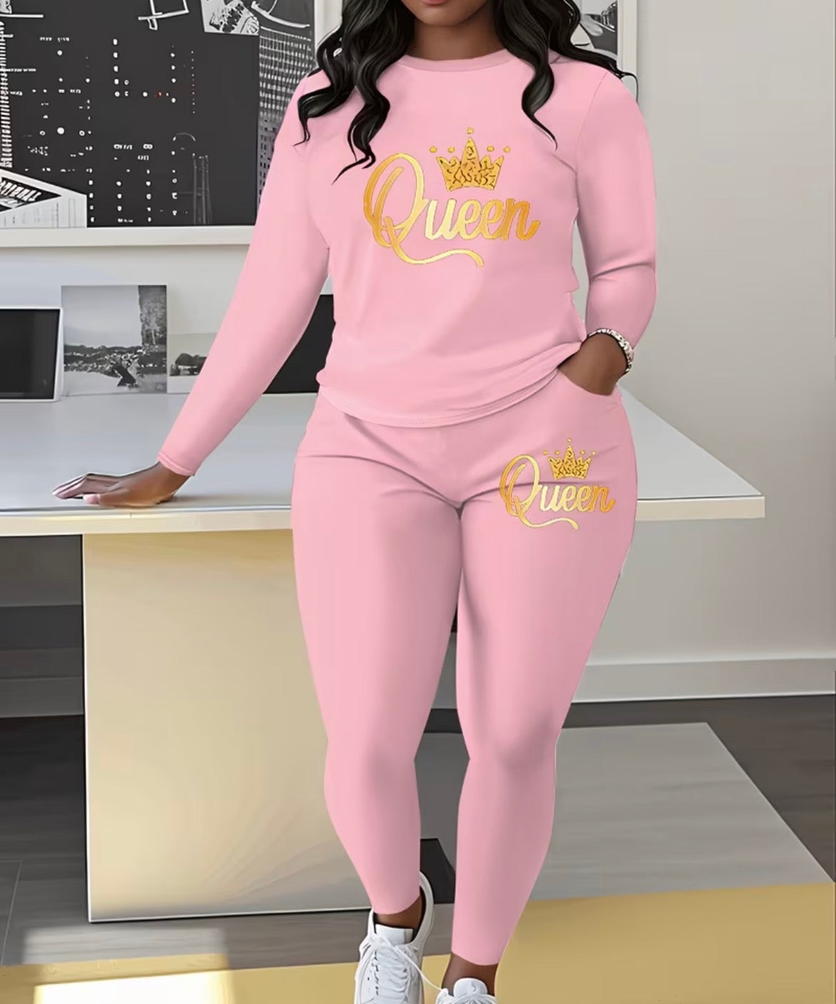Plus Size Queen Tracksuit