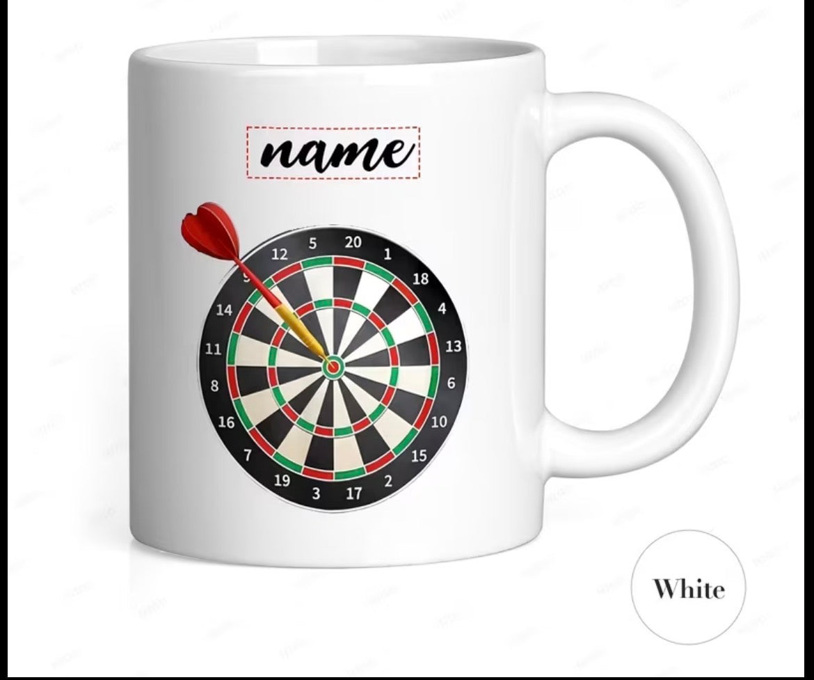 Personiled Darts Mug