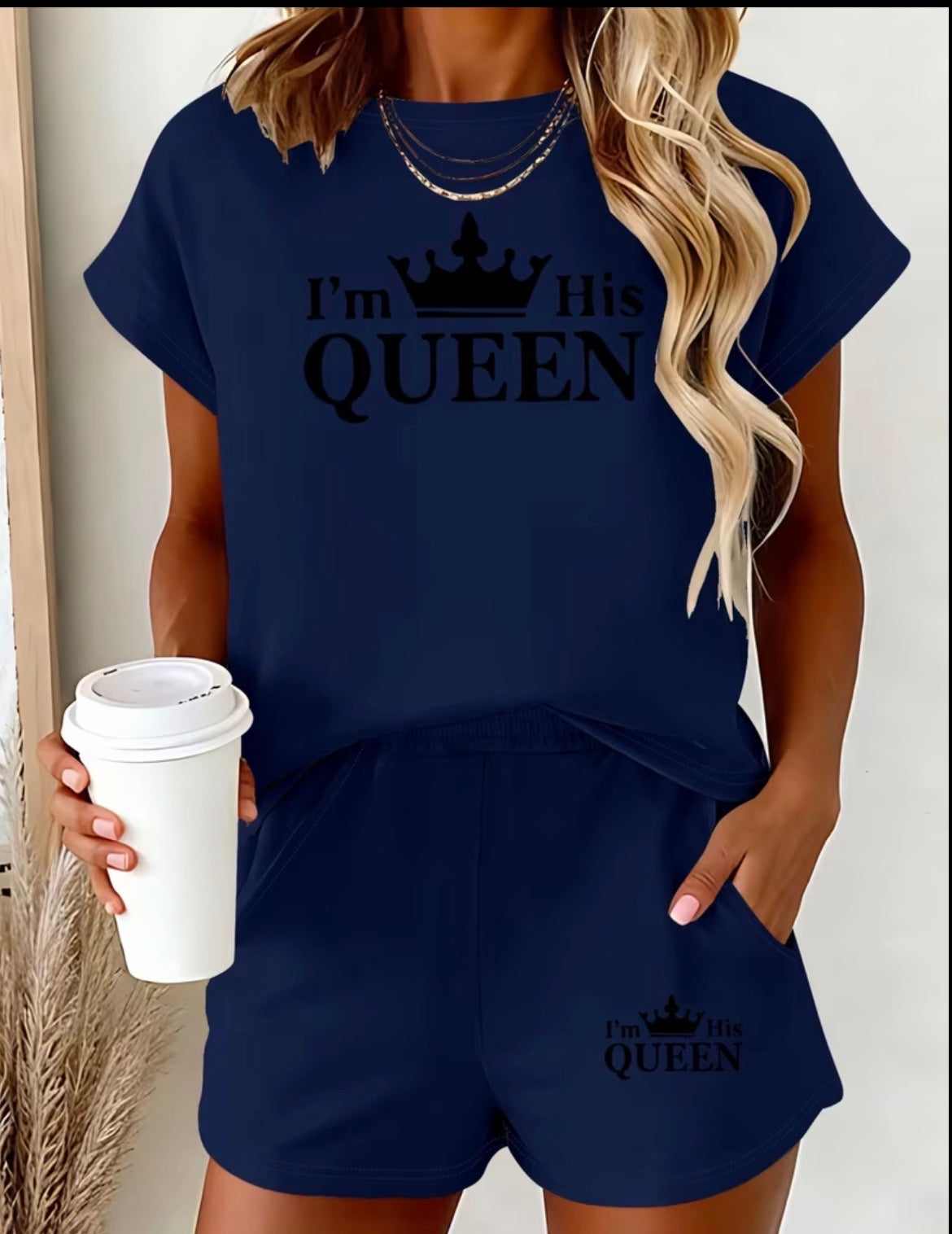 Women T-shirt & Shorts Set