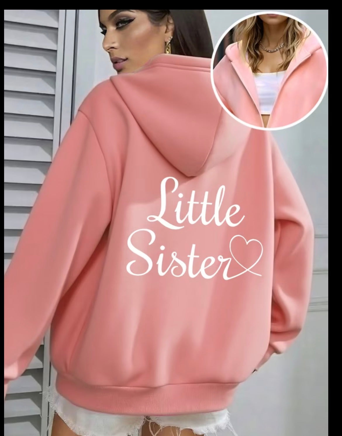 Little Sister Women Hoodie