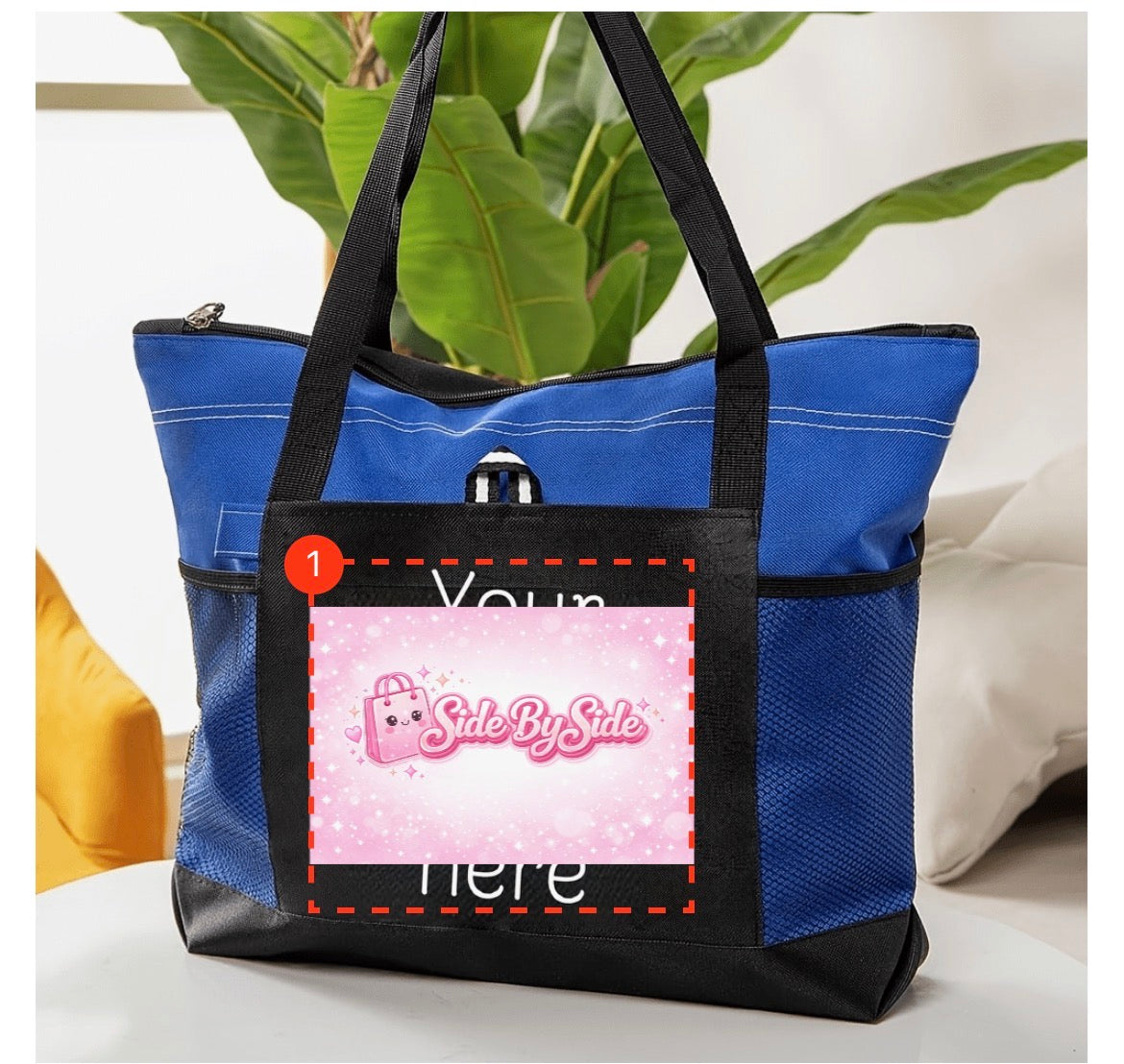 Side By Side Tote Bag