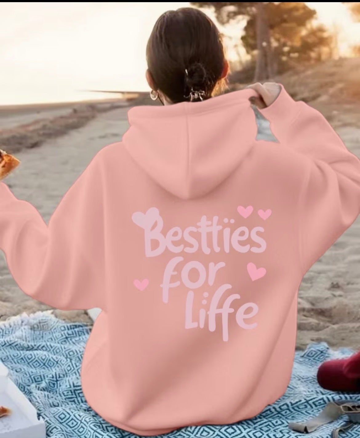 Womens Bestie Life Hoodie