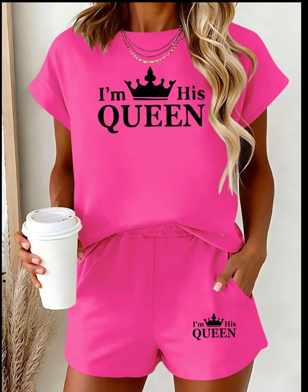 Women T-shirt & Shorts Set