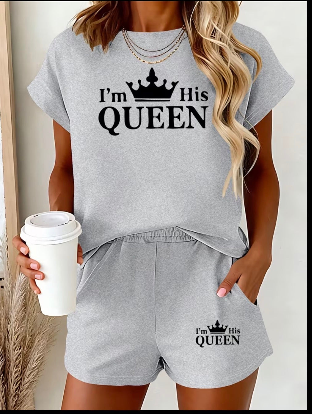 Women T-shirt & Shorts Set