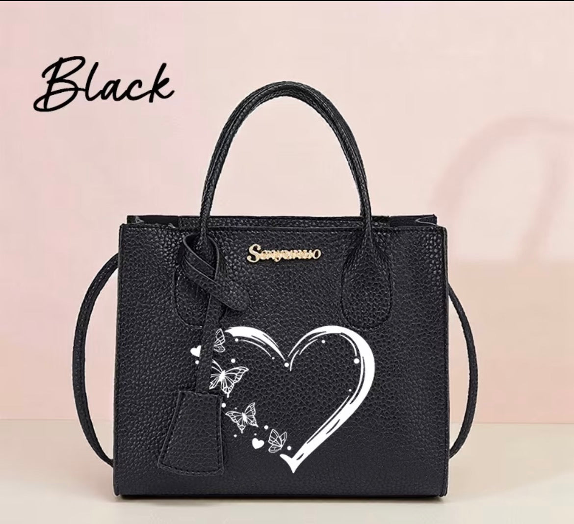Butterfly Love Heart HandBag